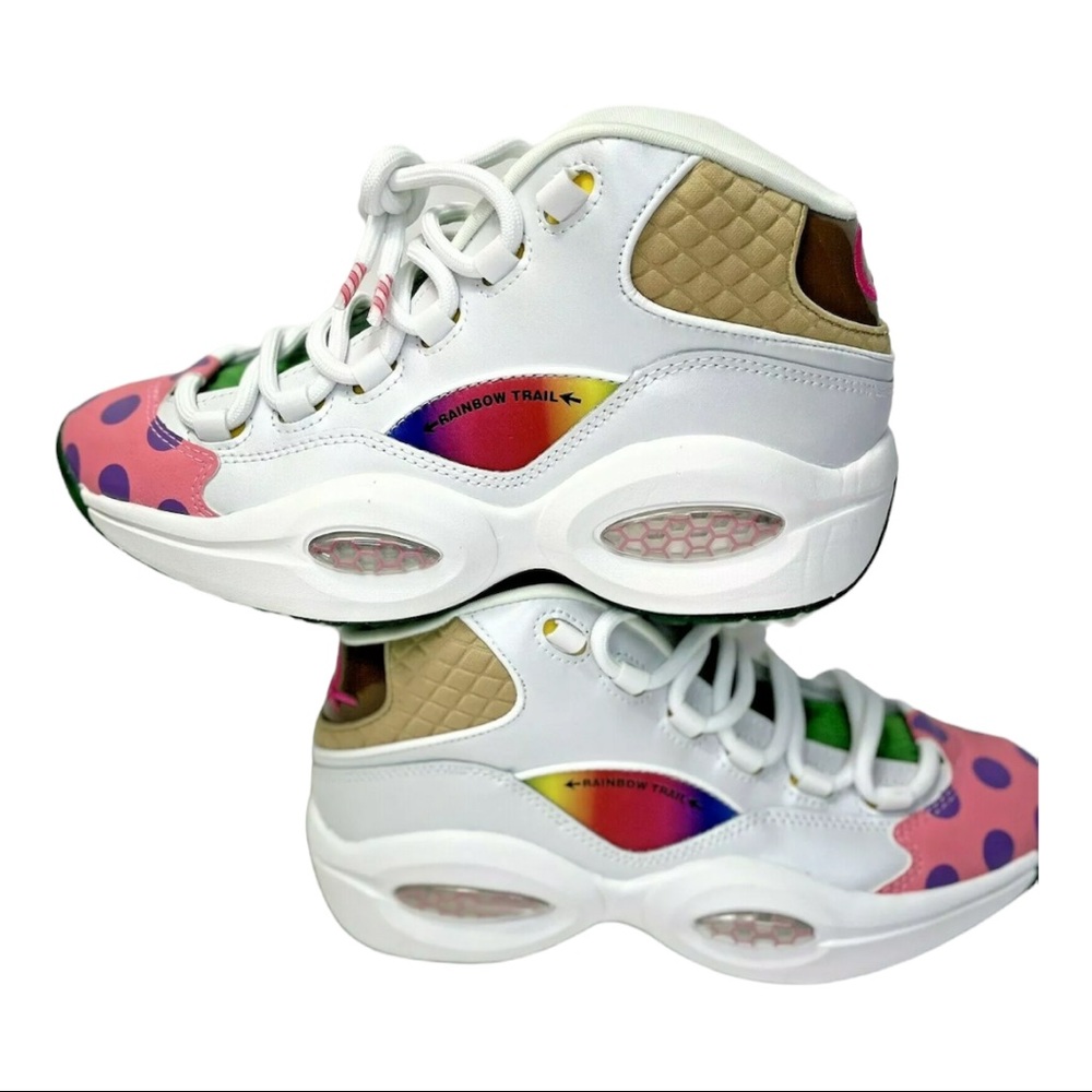 Hasbro x Reebok Question Mid 'Candy Land' men sz 7
